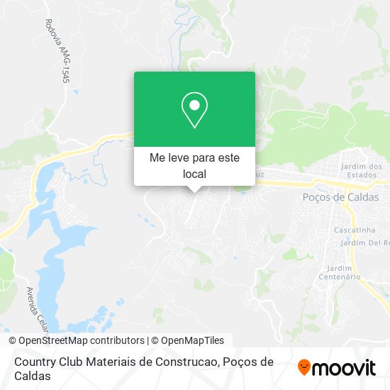 Country Club Materiais de Construcao mapa