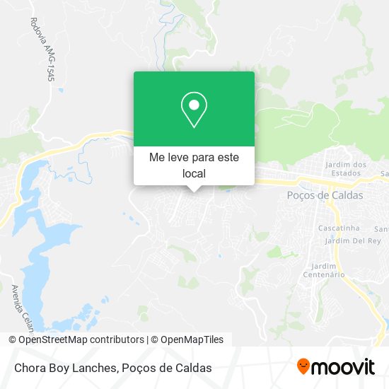 Chora Boy Lanches mapa
