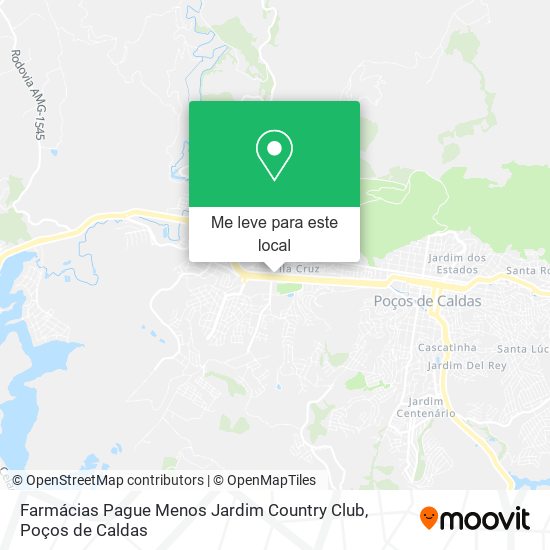 Farmácias Pague Menos Jardim Country Club mapa