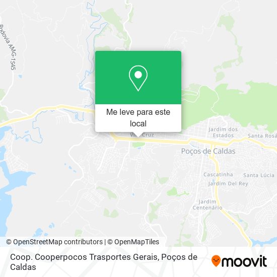 Coop. Cooperpocos Trasportes Gerais mapa