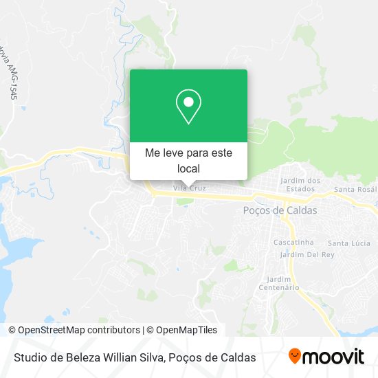 Studio de Beleza Willian Silva mapa