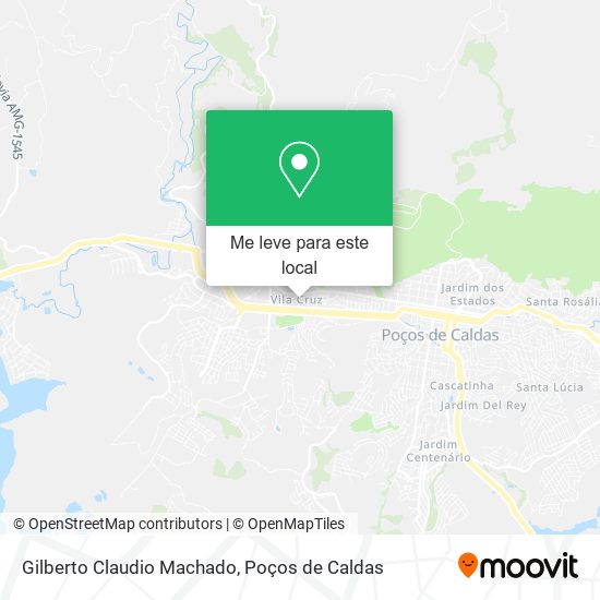 Gilberto Claudio Machado mapa