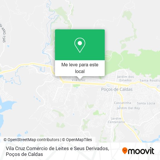 Vila Cruz Comércio de Leites e Seus Derivados mapa