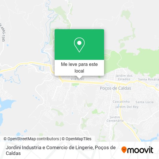 Jordini Industria e Comercio de Lingerie mapa