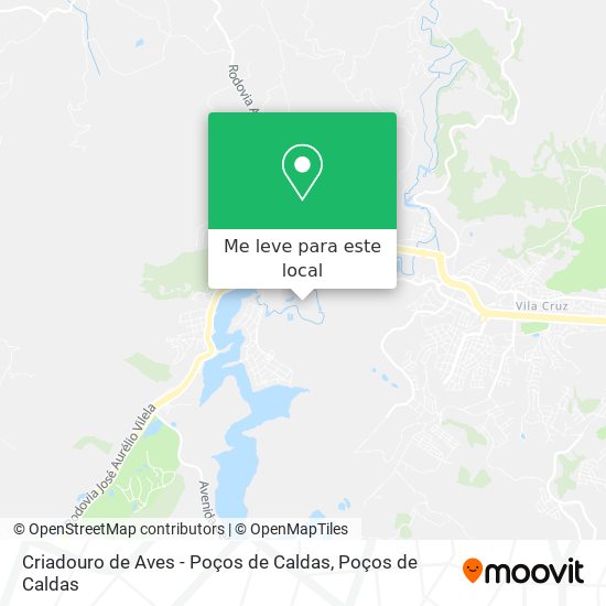 Criadouro de Aves - Poços de Caldas mapa