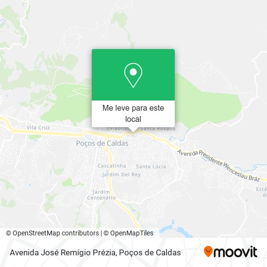 Avenida José Remígio Prézia mapa