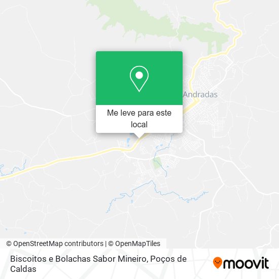 Biscoitos e Bolachas Sabor Mineiro mapa