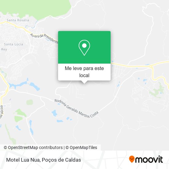 Motel Lua Nua mapa