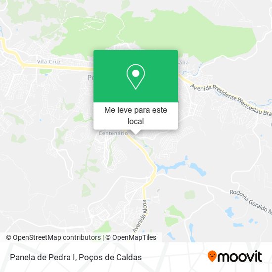 Panela de Pedra I mapa