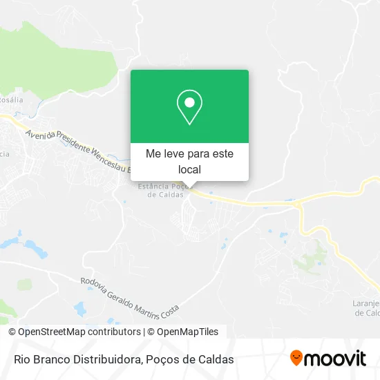 Rio Branco Distribuidora mapa
