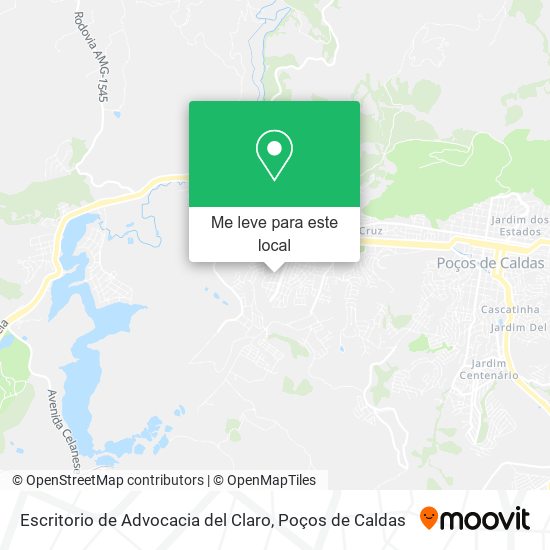 Escritorio de Advocacia del Claro mapa