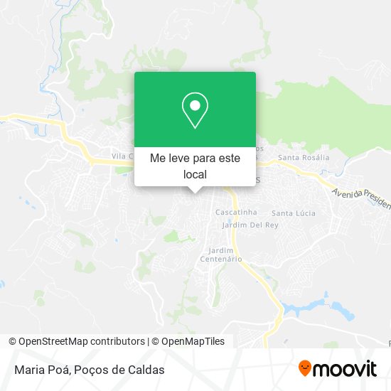 Maria Poá mapa