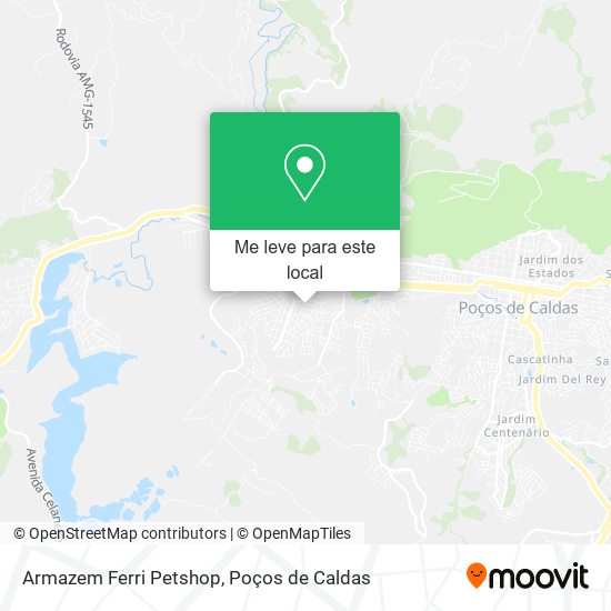 Armazem Ferri Petshop mapa