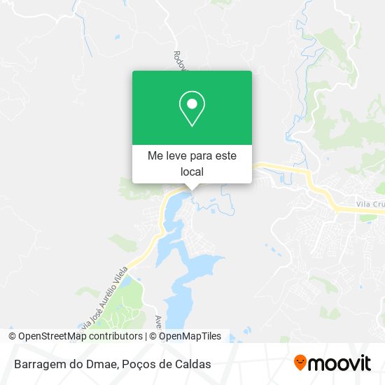 Barragem do Dmae mapa