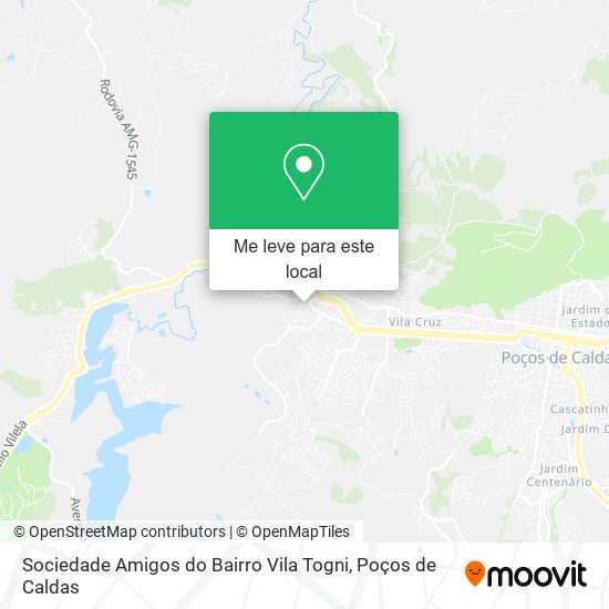 Sociedade Amigos do Bairro Vila Togni mapa