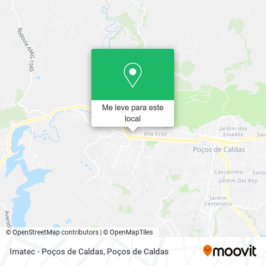 Imatec - Poços de Caldas mapa