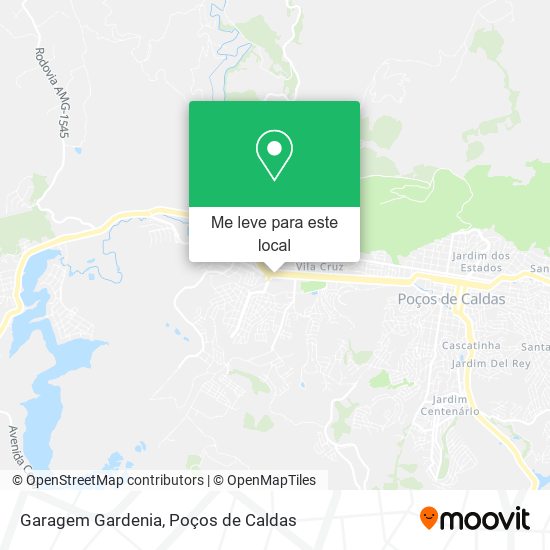 Garagem Gardenia mapa