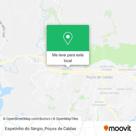 Espetinho do Sérgio mapa