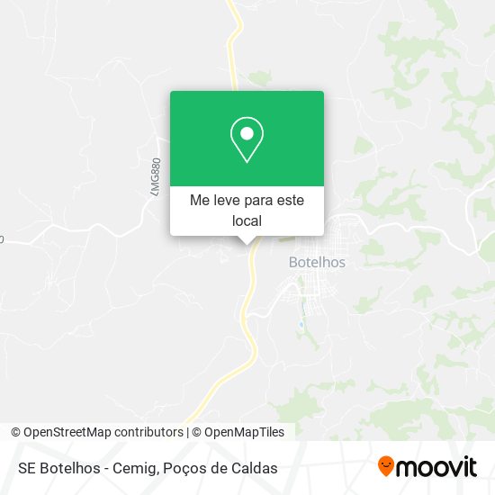 SE Botelhos - Cemig mapa