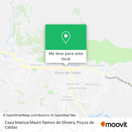 Casa loterica Mauro Ramos de Oliveira mapa