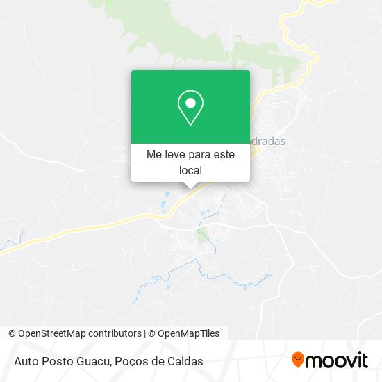 Auto Posto Guacu mapa