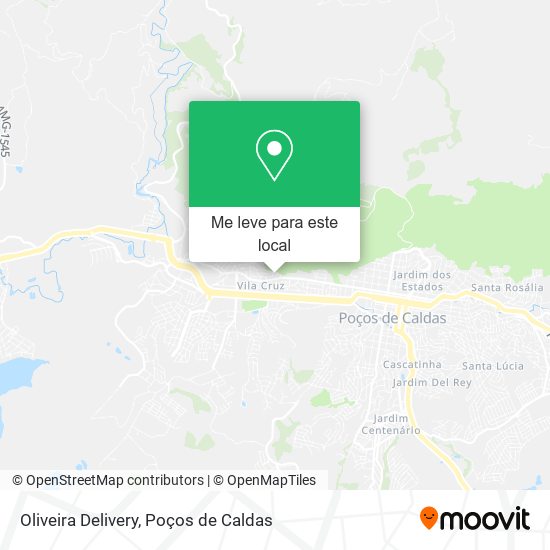 Oliveira Delivery mapa