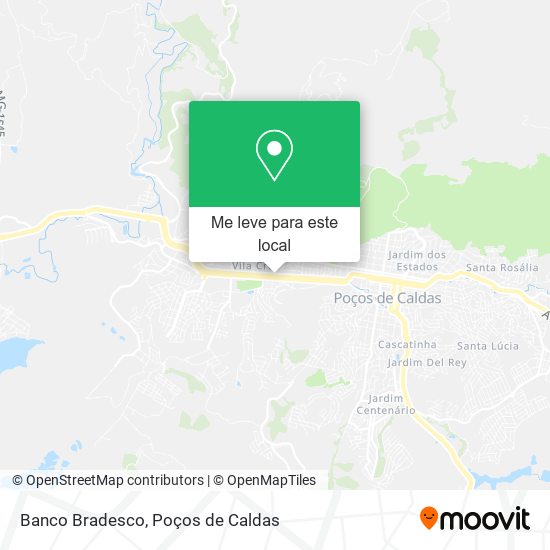 Banco Bradesco mapa