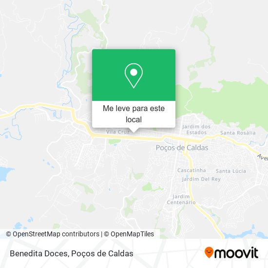 Benedita Doces mapa