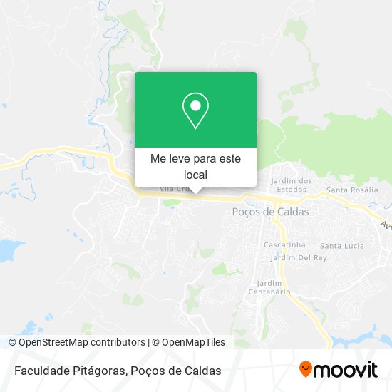 Faculdade Pitágoras mapa