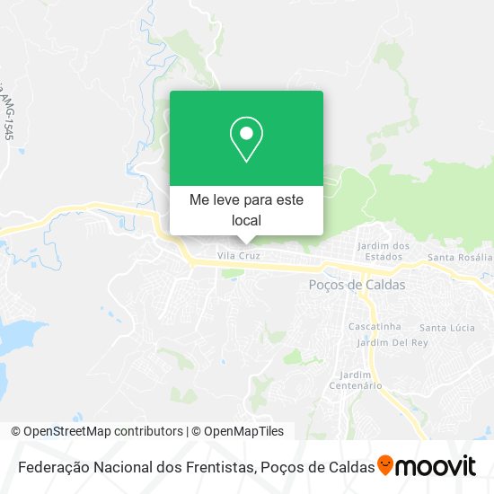 Federação Nacional dos Frentistas mapa