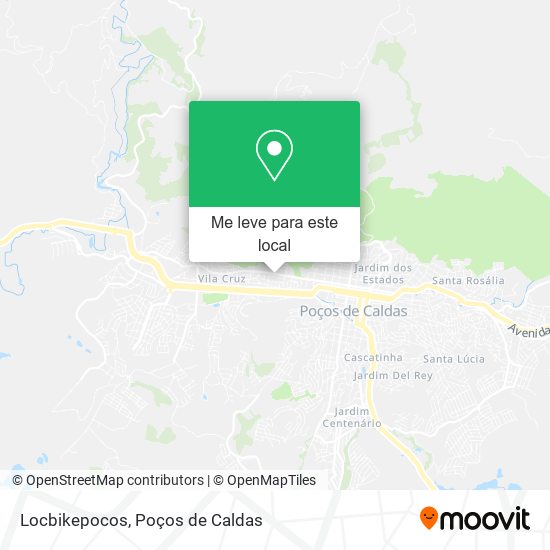 Locbikepocos mapa