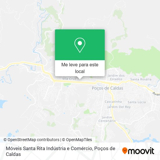 Móveis Santa Rita Indústria e Comércio mapa