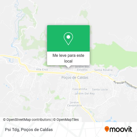 Psi Tdg mapa