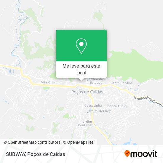 SUBWAY mapa