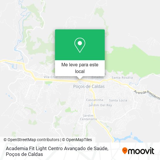Academia Fit Light Centro Avançado de Saúde mapa