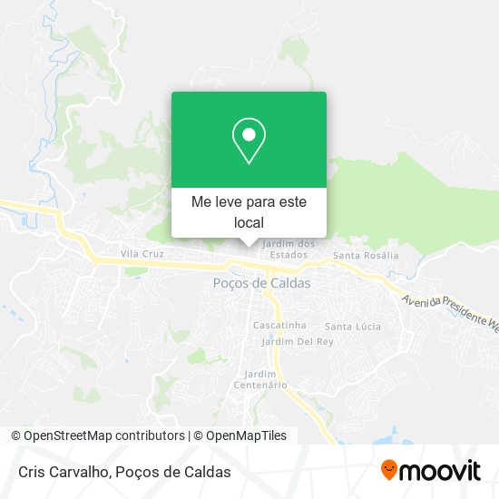 Cris Carvalho mapa