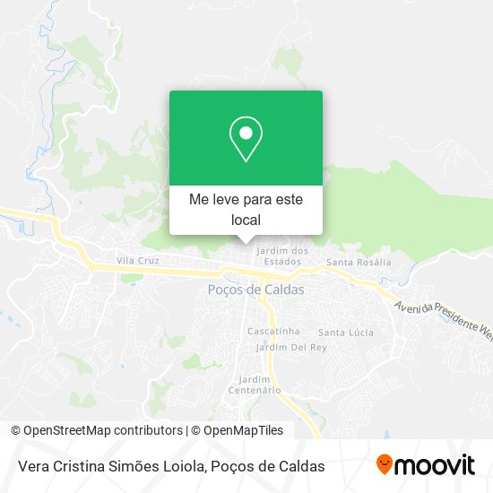 Vera Cristina Simões Loiola mapa