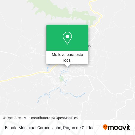 Escola Municipal Caracolzinho mapa