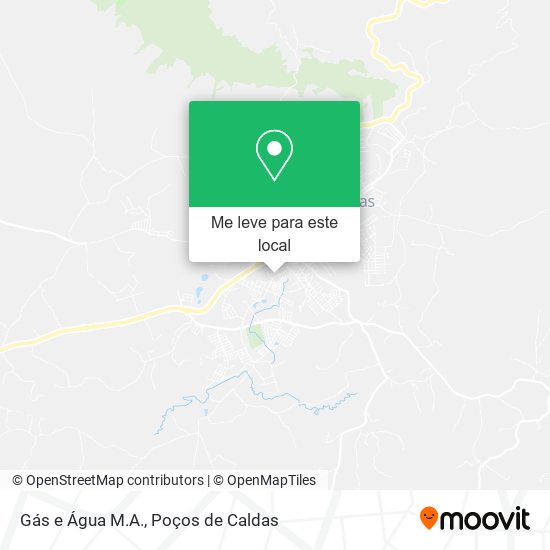 Gás e Água M.A. mapa