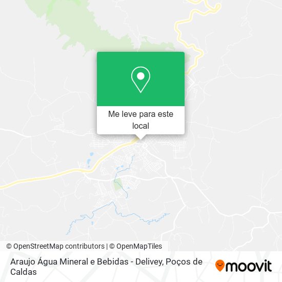 Araujo Água Mineral e Bebidas - Delivey mapa