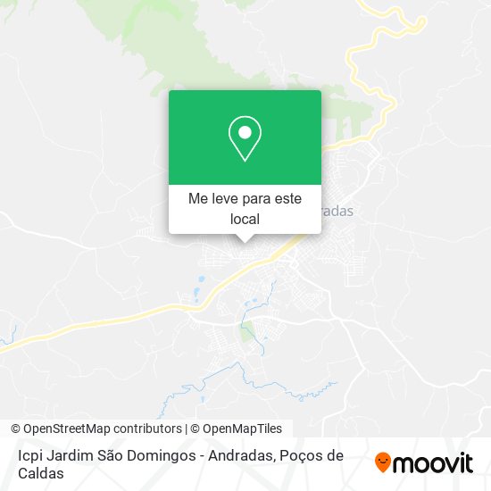Icpi Jardim São Domingos - Andradas mapa