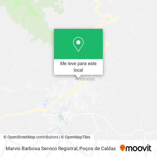 Marvio Barbosa Servico Registral mapa