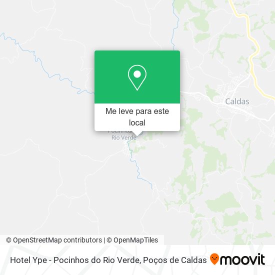 Hotel Ype - Pocinhos do Rio Verde mapa