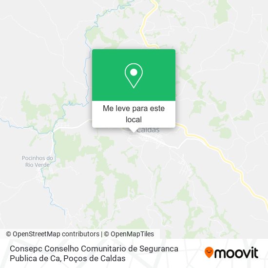 Consepc Conselho Comunitario de Seguranca Publica de Ca mapa