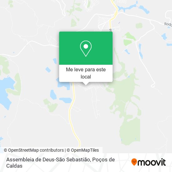 Assembleia de Deus-São Sebastião mapa