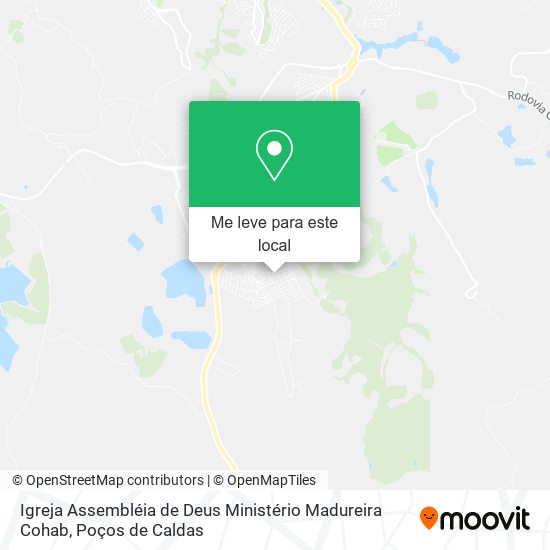 Igreja Assembléia de Deus Ministério Madureira Cohab mapa