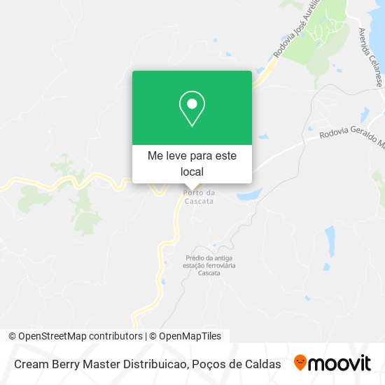 Cream Berry Master Distribuicao mapa