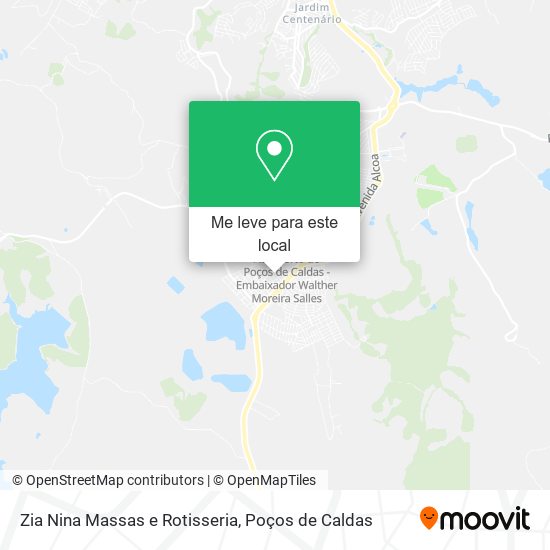 Zia Nina Massas e Rotisseria mapa