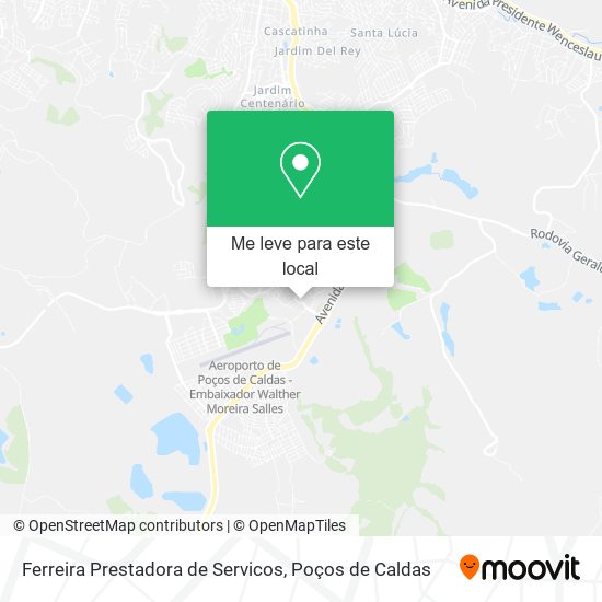 Ferreira Prestadora de Servicos mapa