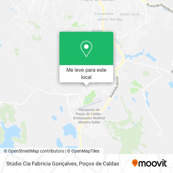 Stúdio Cia Fabrícia Gonçalves mapa